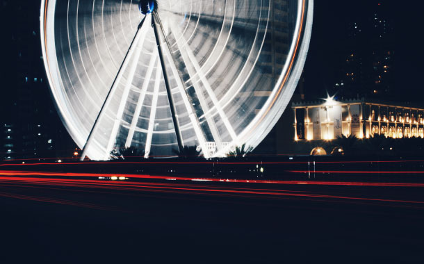 Al Qasba Ferris Wheel Al Qasba Ferris Wheel