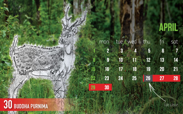 April Long Weekend Planner, 2018 April Long Weekend Planner, 2018