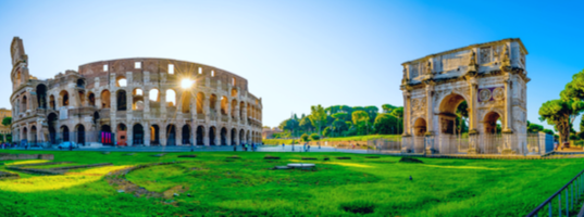 Colosseum and Arch of Constantine Colosseum and Arch of Constantine