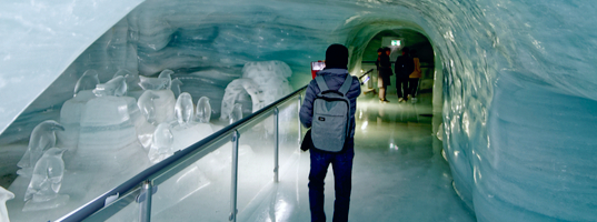 Jungfraujoch ice palace Jungfraujoch ice palace