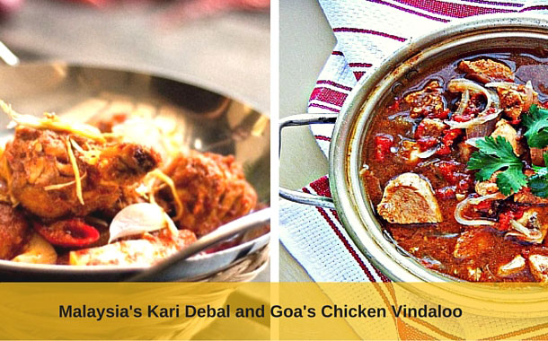 Kari Debal and Chicken Vindaloo Kari Debal and Chicken Vindaloo
