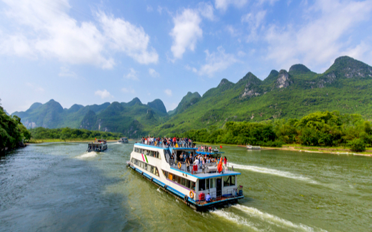 Li river cruise, Guilin China Li river cruise, Guilin China