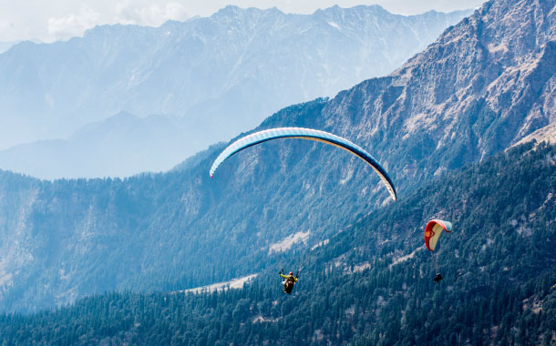Paragliding in Manali Paragliding in Manali