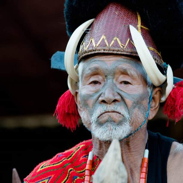 Tribal man, Nagaland Tribal man, Nagaland