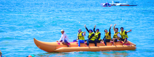 Water sports activity at Tanjung Benoa Water sports activity at Tanjung Benoa